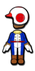 Toad Mii racing suit from Mario Kart 8