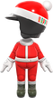The Santa Mii Racing Suit from Mario Kart Tour