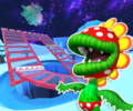 The course icon of the T variant with Petey Piranha