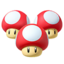 Triple Mushrooms from Mario Kart Tour