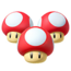 Triple Mushrooms from Mario Kart Tour