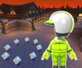 The course icon with the Light Green Mii Racing Suit