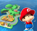 The course icon with Baby Mario