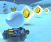 Thumbnail of the King Boo Cup challenge from the Vancouver Tour; a Break Item Boxes challenge set on N64 Frappe Snowland (reused as the Peachette Cup's bonus challenge in the Rosalina Tour)