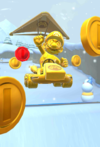 The icon of Gold Rush in the Winter Tour of Mario Kart Tour