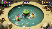 Puddle Paddle Climb aboard a two-person raft, and collect coins. Be careful not to get hit by the hammers!