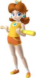 Artwork of Princess Daisy for Mario Superstar Baseball