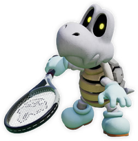 Artwork of Dry Bones from Mario Tennis Fever