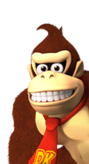 Donkey Kong on the minigame selection screen.