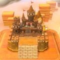 Screenshot of the level icon of Lava Rock Lair in Super Mario 3D World