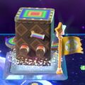 Screenshot of the level icon of Rainbow Run in Super Mario 3D World