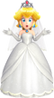 Artwork of Princess Peach in her wedding apparel, from Super Mario Odyssey