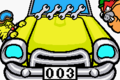 Dribble's taxi in WarioWare: Twisted!