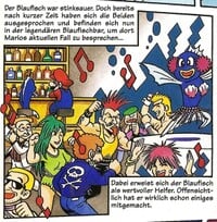 The Blaufischbar in the Club Nintendo comic "Das Vermächtnis des Dr. Lichtblitz"