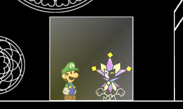 File:Dimentio and Luigi.PNG - Super Mario Wiki, the Mario encyclopedia