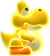 Glowing Baby Yoshi artwork from New Super Mario Bros. U