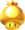A Golden Mushroom from Mario Kart 7.