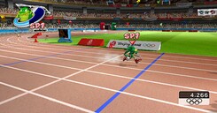 Pre-release screenshot of Mario & Sonic at the Olympic Games.