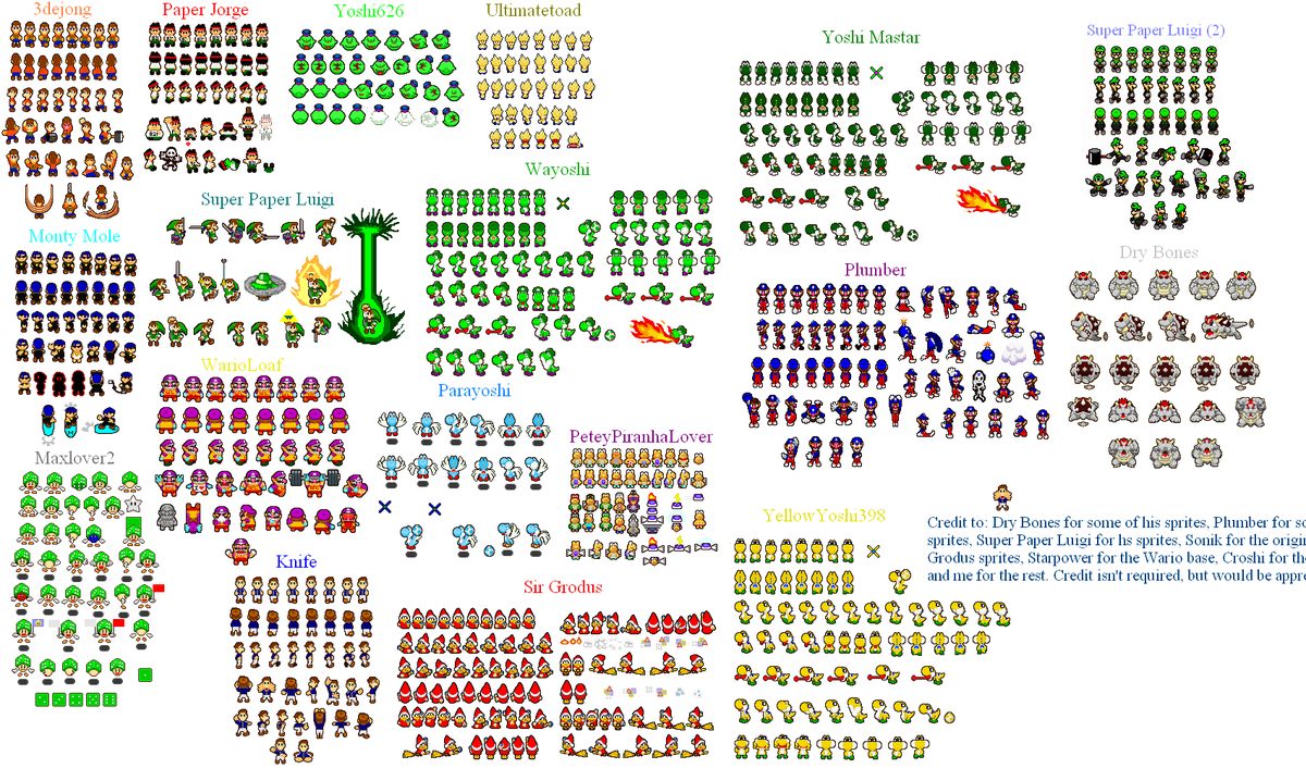 File:Knifecomicsprites.PNG - Super Mario Wiki, the Mario encyclopedia