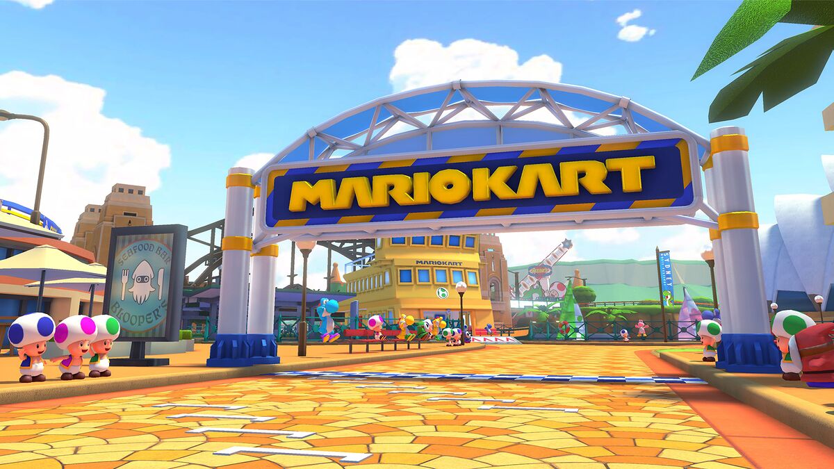 File:MK8D Sydney Sprint Starting Line.jpg - Super Mario Wiki, the Mario ...