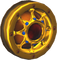 The KingRing_Gold tires from Mario Kart Tour