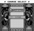 Course select menu (before Kinoko Course cleared)