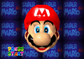 Mario's face in Super Mario 64