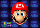 Mario's face in Super Mario 64.