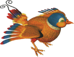 Artwork of Parry the Parallel Bird from Donkey Kong Country 3: Dixie Kong's Double Trouble!
