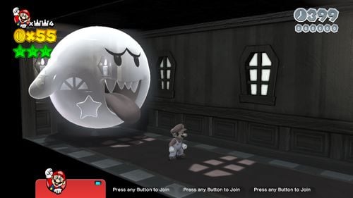 mario 3d world shiftier boo mansion