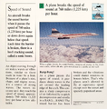 "At what speed does a plane break the sound barrier?" (back)