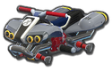 King Boo's Standard ATV body from Mario Kart 8 Deluxe