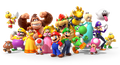 Group artwork from the official Super Mario website