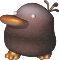 Artwork of a Raven from Yoshi's Story