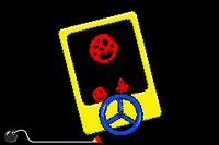 The microgame Avoid-A-Roid from WarioWare: Twisted!