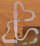 The minimap of Choco Mountain (World)