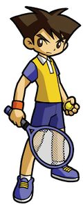 Artwork of Clay (Max) fromMario Tennis: Power Tour