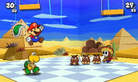 Mario using some sort of Koopa Shell sticker.