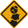 A sticker from Mario Kart World