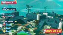An example of the Labyrinthine Darkmess battle in Mario + Rabbids Sparks of Hope