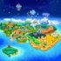 Map of the Mushroom Kingdom from Paper Mario