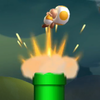 Squared screenshot of a Pipe Cannon from New Super Luigi U.