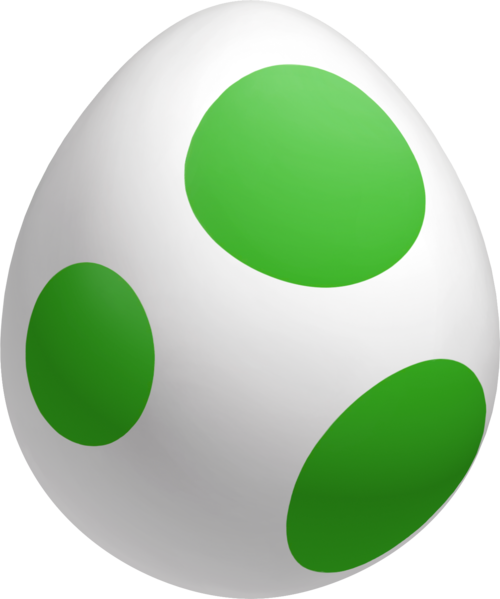 File:NSMBU Green Yoshi Egg Artwork.png