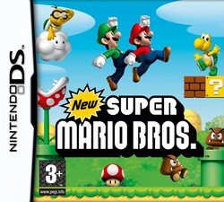 European box art for New Super Mario Bros.