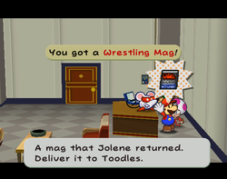 A trouble from Paper Mario: The Thousand-Year Door
