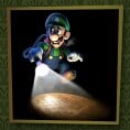 Picture of Luigi from an opinion poll on ghost hauntings from Luigi's Mansion 2 HD for the Nintendo Switch