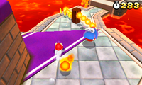 Screenshot of a Draglet from Super Mario 3D Land