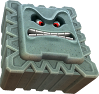 Model of a Big Thwomp in Super Mario Galaxy 2.