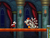 Fire Mario throwing Fireballs at Dry Bowser in World 8-Castle.