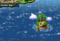 Yo'ster Isle, as seen in Super Mario RPG (Nintendo Switch).